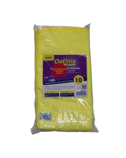 Antibacterial Microfibre Surface Cleaning Cloth (10 Pack)