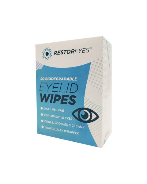 Restoreyes Eyelid Wipes 20 Individual Wipes (Outer Of 20)