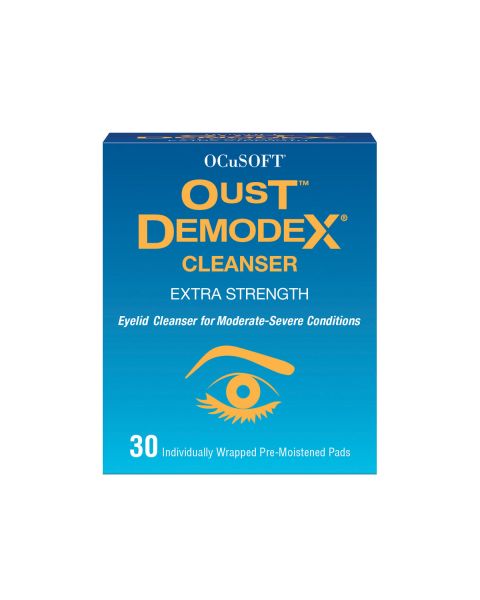 Oust Demodex Cleanser 30 Pack RRP £13.95