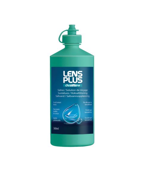 Lens Plus Ocupure Saline 360ml RRP £4.00