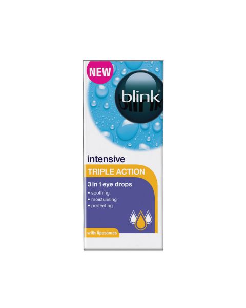 Blink Intensive TRIPLE ACTION Eye Drops 10ml RRP £7.90