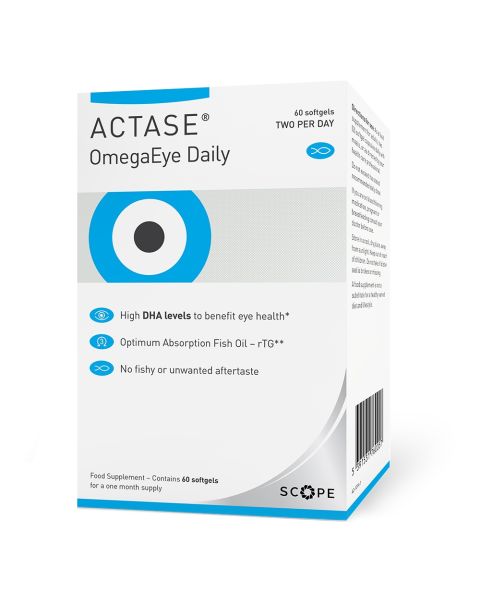Actase OmegaEye Daily 60 Softgels RRP £14.95