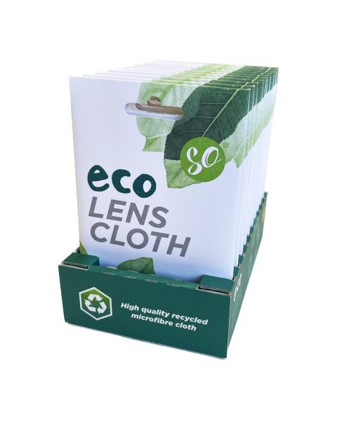 SO Recycled Microfibre Lens Cloth 15x15cm 10pcs in CDU