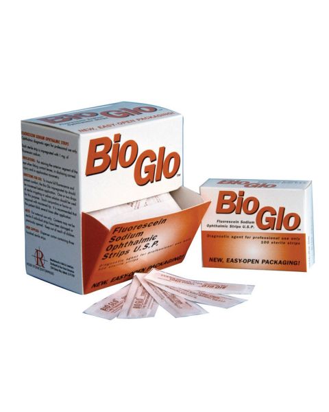 BioGlo Fluorescein Strips - 300 Pack
