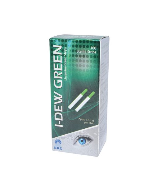 I-Dew Lissamine Green Ophthalmic Strips (100pcs)