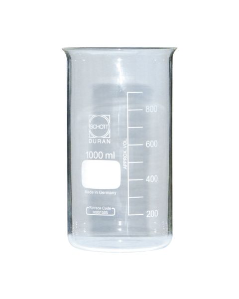 Glass Beaker 1 ltr (without spout)