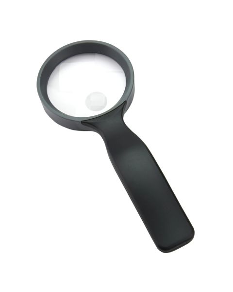 3'' HandHeld Magnifier, 2.5x with 5x Spot Lens