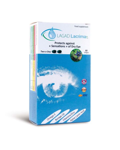 Lagad Lacrima Dry Eye Supplements - 60 capsules RRP £14.95