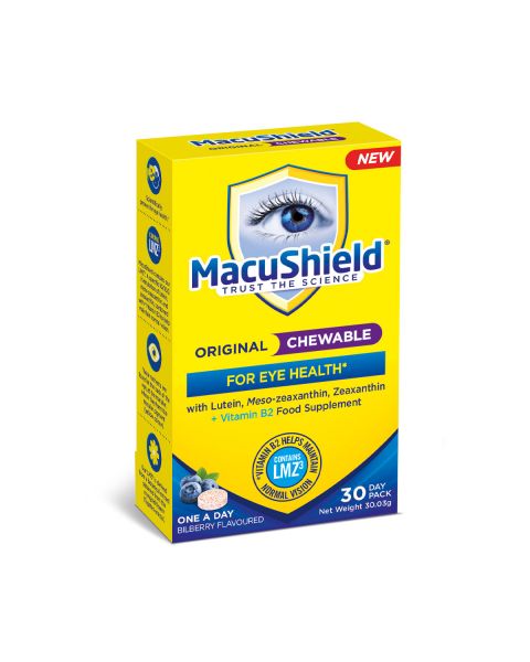 Macushield with MZ Supplements 30 Day CHEWABLE RRP £16.99