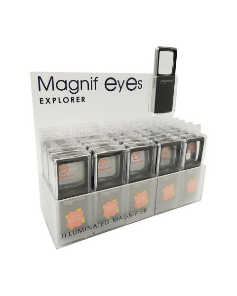 Explorer Illuminated Magnifier 3x Mag (25pc Set Inc POS)