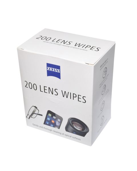 Zeiss Pre Moistened Wipes (200 Pack)