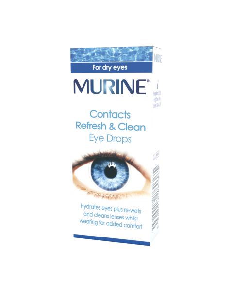 Murine Contacts Refresh & Clean Eye Drops RRP £3.95