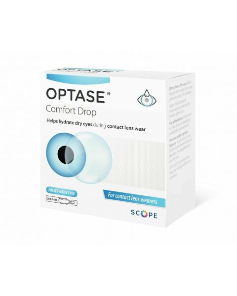 Optase Comfort Drop 20 x 0.4ml Vials RRP £7.99