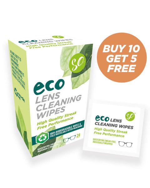 SO Eco Lens Wipes (1 box)  RRP £2.95