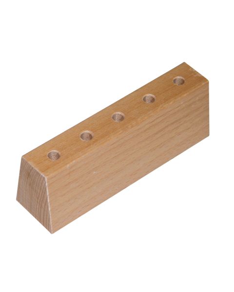 Wooden Nut Wrench Holder (5 Holes)