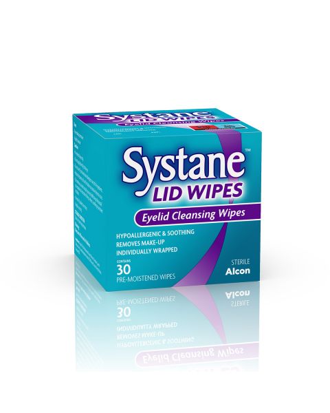 Systane Lid Wipes 30 Per Box RRP £9.99