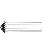 Metal Chain 12pc Assorted Colours
