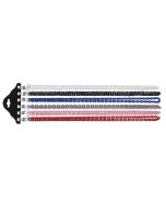 Small Acrylic Cords 12pc Assorted Colours