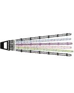 Fashion Acrylic Cords 12pcs Assorted Colours