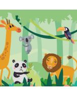 Microfibre Cloth 20 x 20 Jungle Animals   RRP £3.99