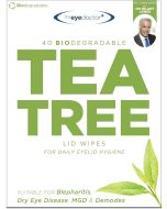 Eye Doctor Tea Tree Lid Wipes 40 Pack RRP £14.00