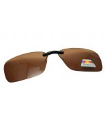 Clip On Sunglasses Polarised 57 19 Brown (5)