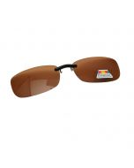 Clip On Sunglasses Polarised 59 16 Brown (1)