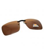 Clip On Sunglasses Polarised 59 16 Brown (4)