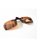 Clip On Sunglasses Polarised 60 14 Brown (7)