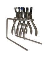 Plier Rack In Stainless Steel 200 mm Holds 7 Pliers