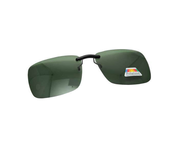 High Quality Green Clip On Mirrored Polarised Mirrored Sunglasses Clip-On  ACP023 | eBay
