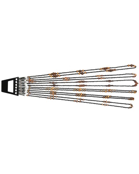 Wood Effect Acrylic Cords 12pcs