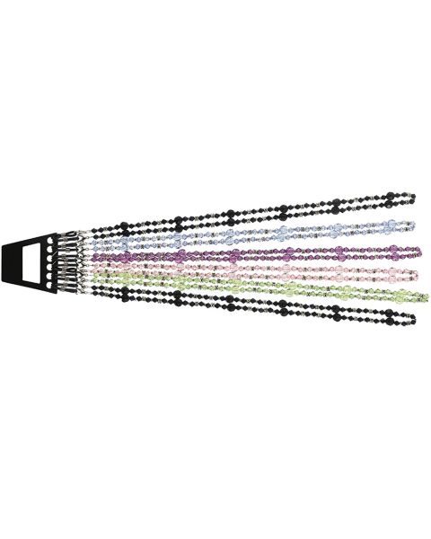 Fashion Acrylic Cords 12pcs Assorted Colours