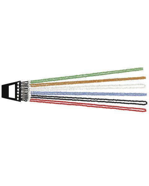 Acrylic Cords 12pc Assorted Colours