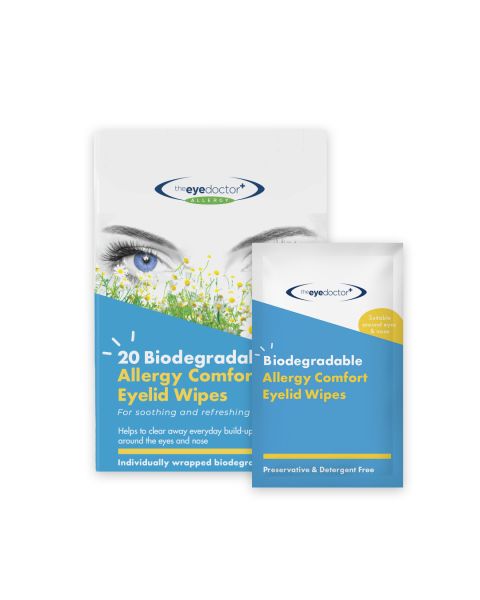 Eye Doctor Allergy Comfort Eyelid Wipes 20 Wipes RRP £6.00