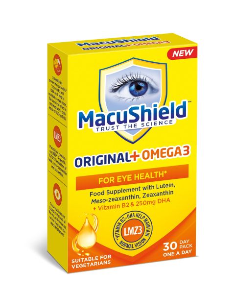 Macushield Original+Omega(Vegetarian) -4 Month delivery pack