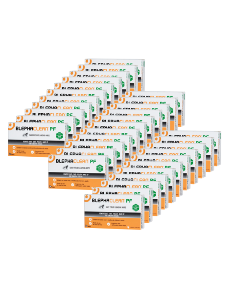 Blephaclean Eye Lid Cleansing Wipes (20 Wipes) PF - 64 Pack