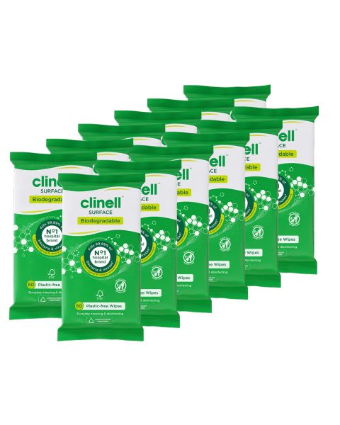 Clinell Universal Wipes 60 BIODEGRADABLE (Box Of 12)