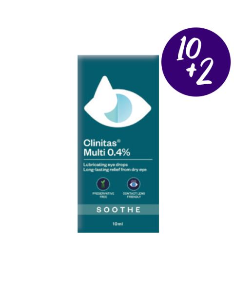 Clinitas Multi 0.4% 10ml 10+2 Offer RRP £9.35