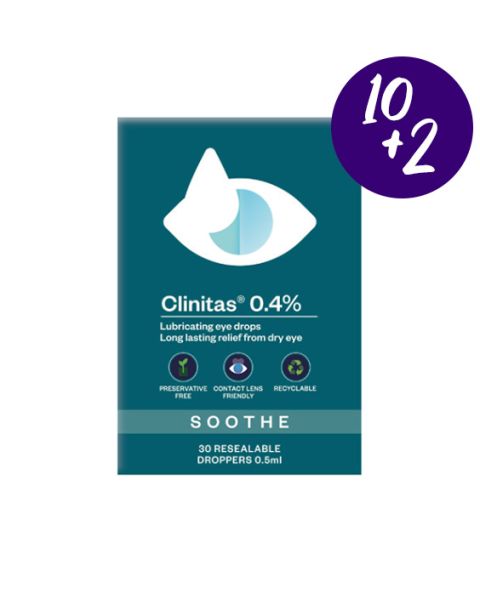 Clinitas Daily Dose 0.4% 30 x 0.5ml Vials 10+2 Offer RRP £9.35
