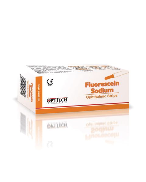 Omni Fluro - Fluorescein Sodium Ophthalmic Strips (100pcs)