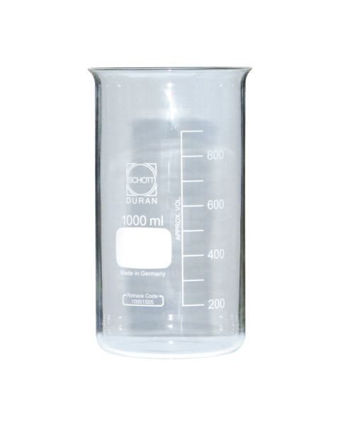 Glass Beaker 1 ltr (without spout)