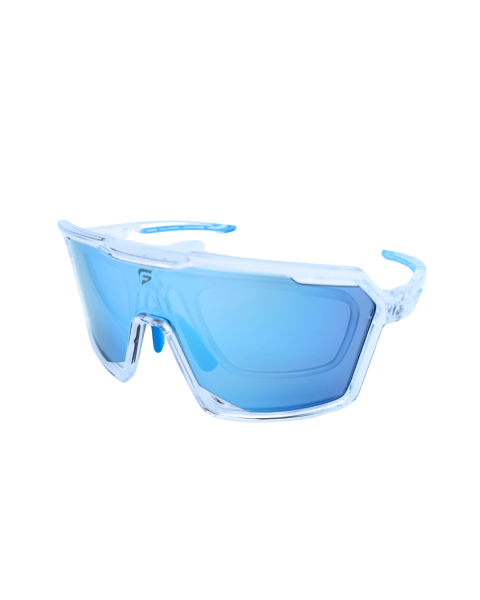 Sportflex Eyewear With Glazable Insert VELOMAX C4 TRANSPARENT/BLUE