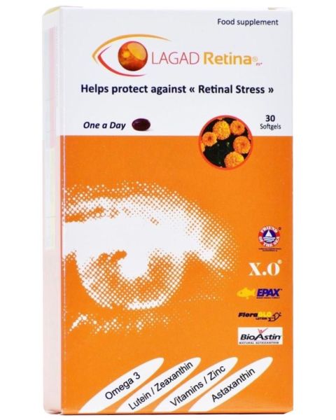Lagad Retina+Omega- 30 Capsules (30 Day) RRP £14.95