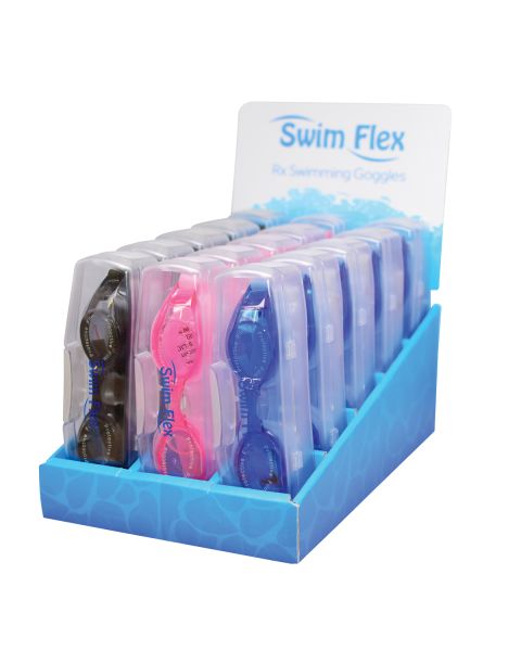 Swim Flex Swimming Goggles 'best seller' 15pc kit with POS