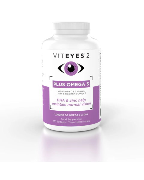 Viteyes 2 Plus Omega 3 90 Days RRP £78.00